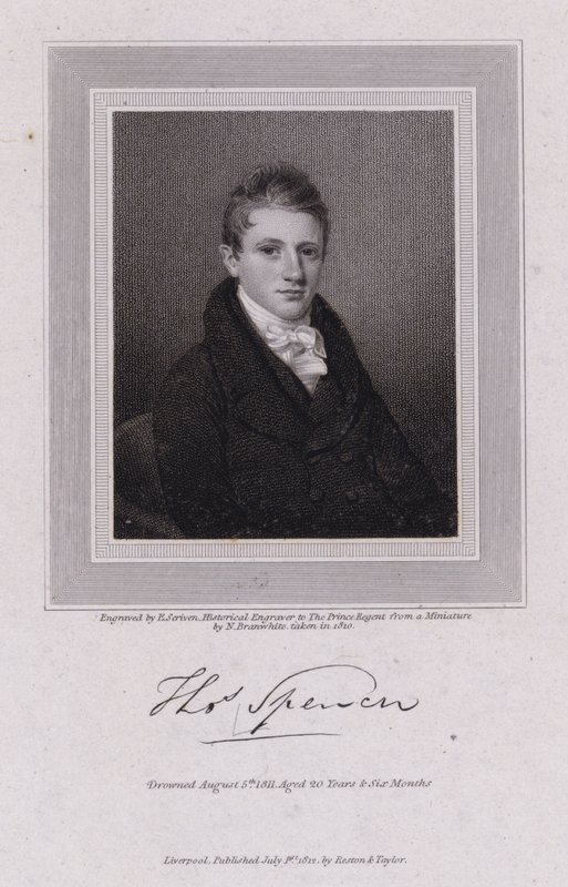 Thomas Spencer, anglický kongregační ministr (rytina) od Nathan Cooper Branwhite