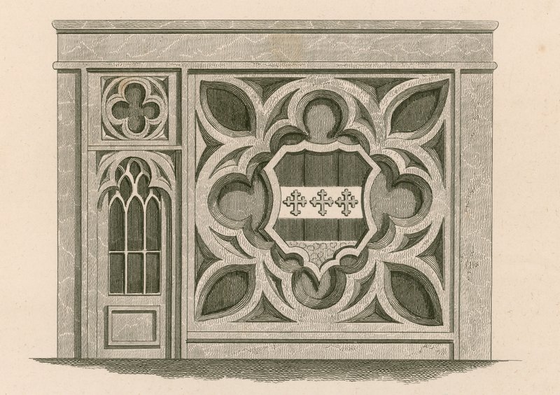 Před prodejnou Seal and Copperplate Engraver