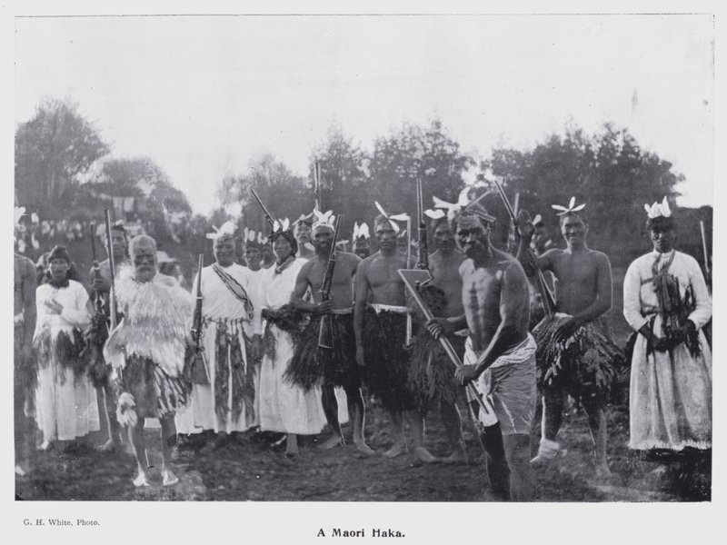 New Plymouth, Nový Zéland: Maori Haka (černobílá fotografie) od New Zealand Photographer