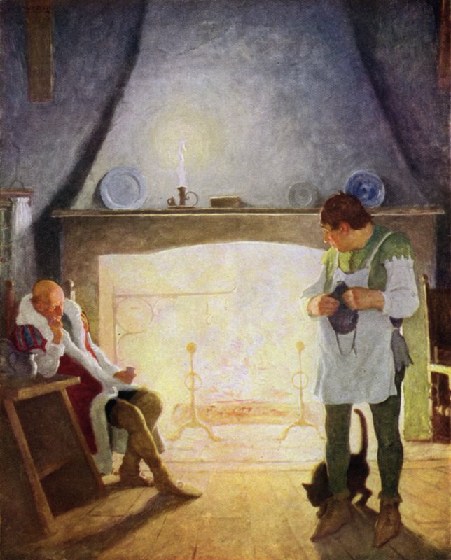 Ilustrace k filmu The Black Arrow od Roberta Louise Stevensona od Newell Convers Wyeth