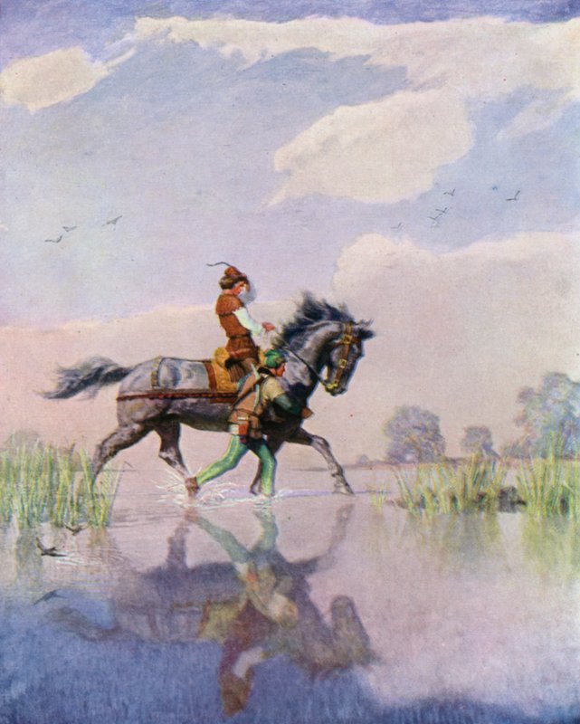 Ilustrace k filmu The Black Arrow od Roberta Louise Stevensona od Newell Convers Wyeth