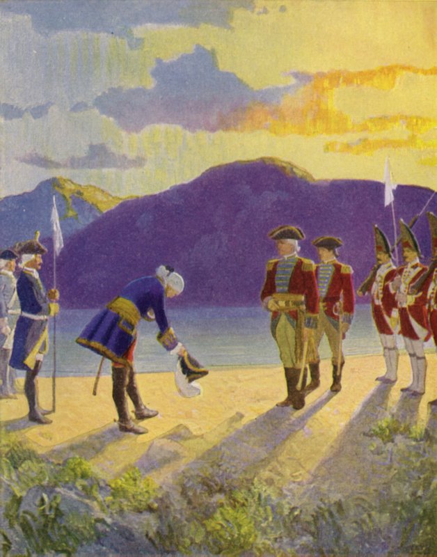 Ilustrace k filmu Poslední Mohykán od Newell Convers Wyeth