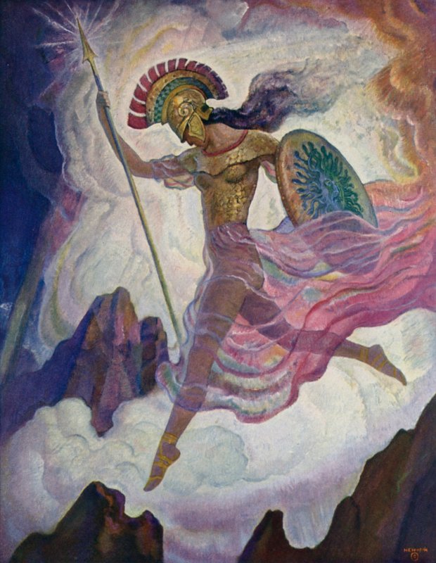 Odyssea: Athene od Newell Convers Wyeth