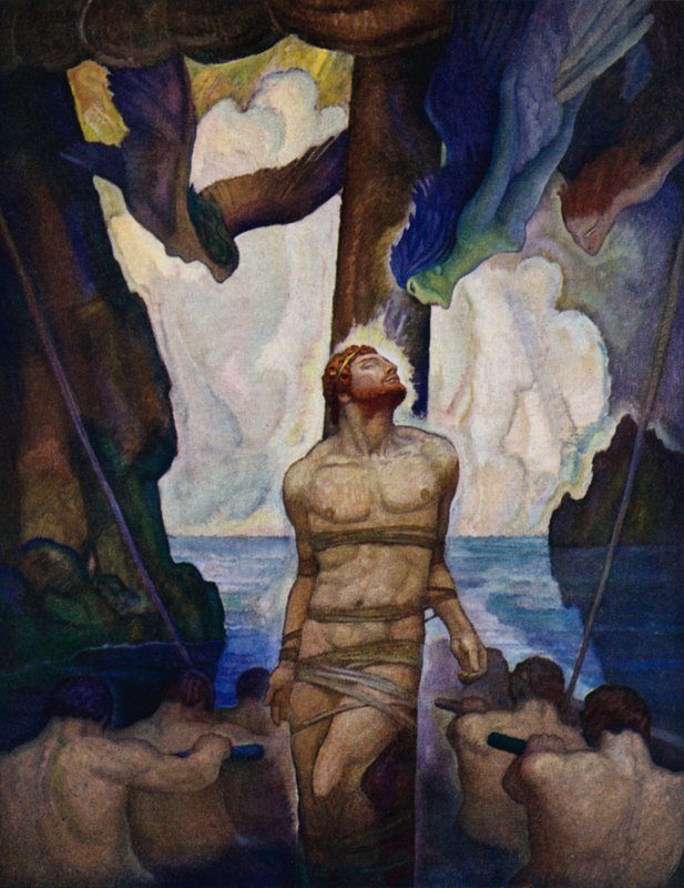 Odyssey: Sirény od Newell Convers Wyeth