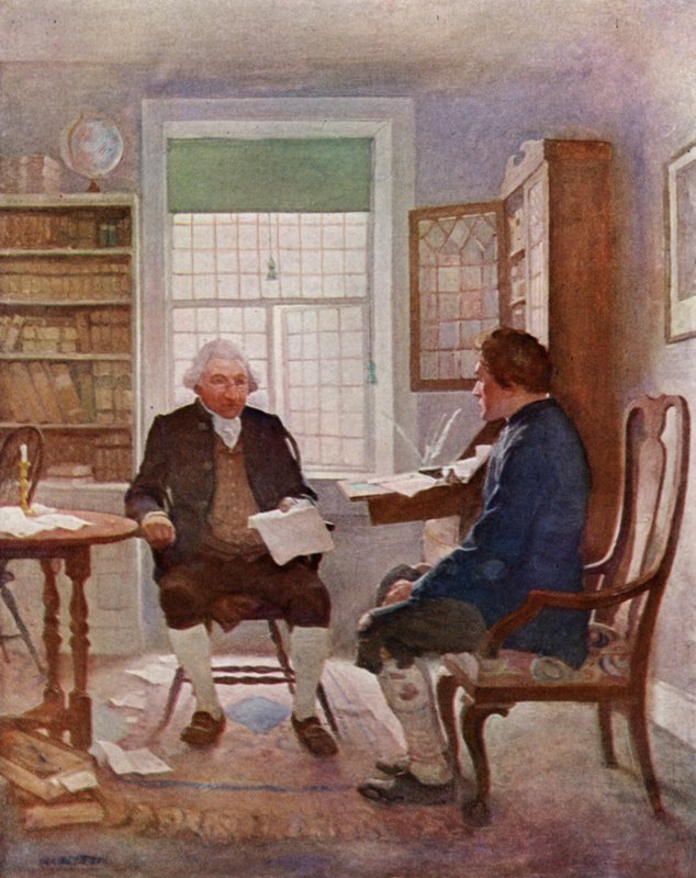 Ilustrace k filmu Uneseni od Roberta Louise Stevensona (barevné lito) od Newell Convers (after) Wyeth