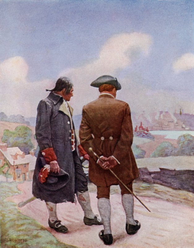 Ilustrace k filmu Uneseni od Roberta Louise Stevensona (barevné lito) od Newell Convers (after) Wyeth