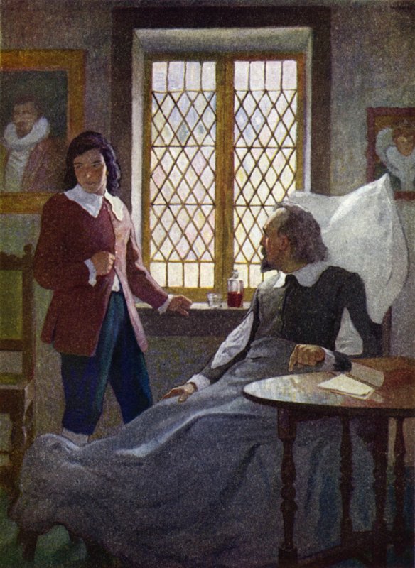 Ilustrace pro Robinson Crusoe (barevné lito) od Newell Convers (after) Wyeth