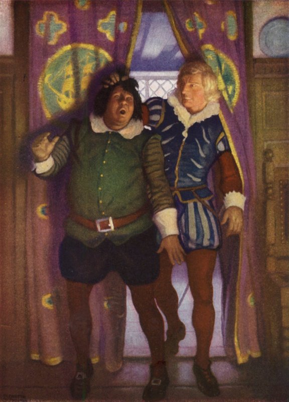 Ilustrace pro Westward Ho! Charles Kingsley (barevné lito) od Newell Convers (after) Wyeth