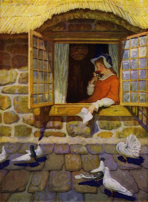 Ilustrace pro Westward Ho! Charles Kingsley (barevné lito) od Newell Convers (after) Wyeth