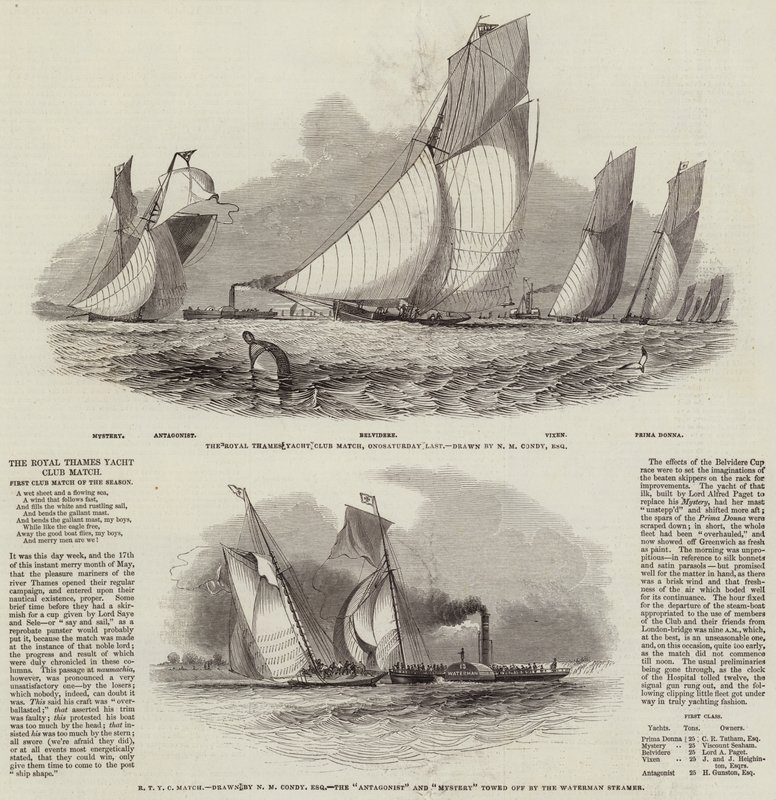 Zápas Royal Thames Yacht Club od Nicholas Matthews Condy