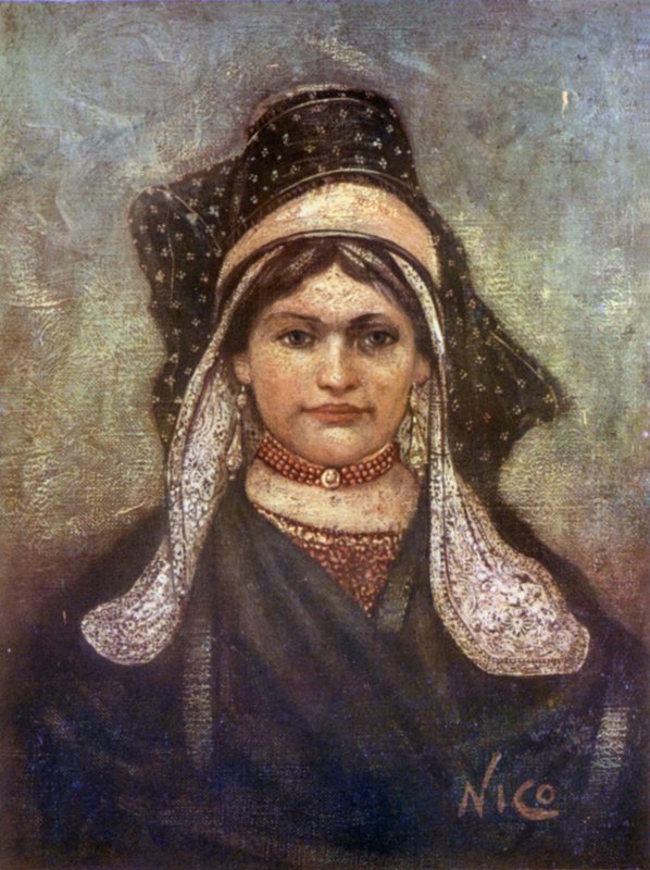 Žena z Hulstu (barevné lito) od Nico Jungman