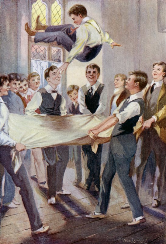 Ilustrace pro Tom Browns Schooldays od Thomase Hughese od Nicol Laidlaw