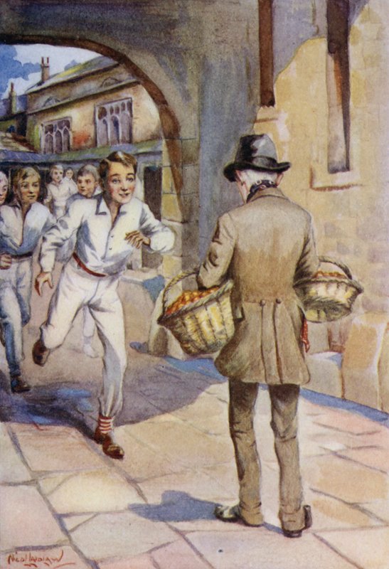 Ilustrace ke Schooldays Toma Browna od Thomase Hughese od Nicol Laidlaw