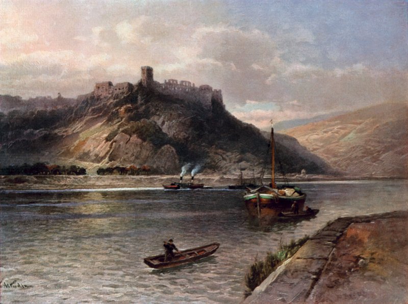 Ruiny Rheinfelsu od Nicolai Astudin