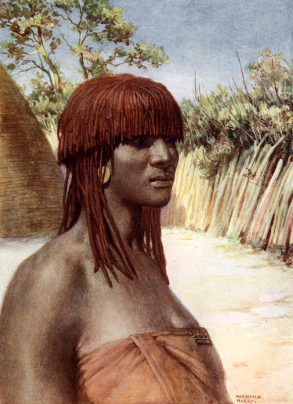 Pondo Girl: Jižní Afrika od Norman Hardy