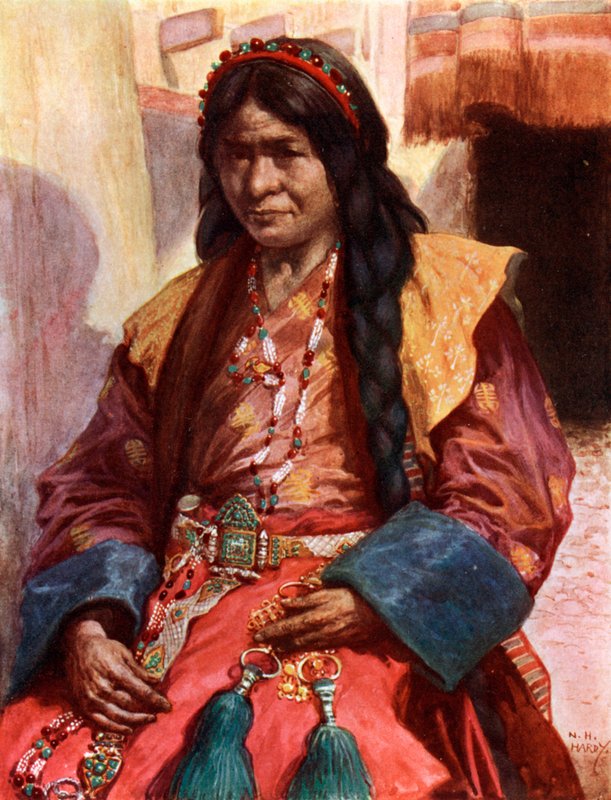 Žena ze Lhasy, Tibet od Norman Hardy