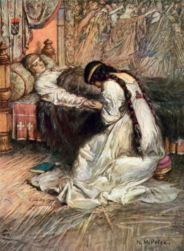 Tennyson, Princezna (barevné lito) od Norman Mills (after) Price