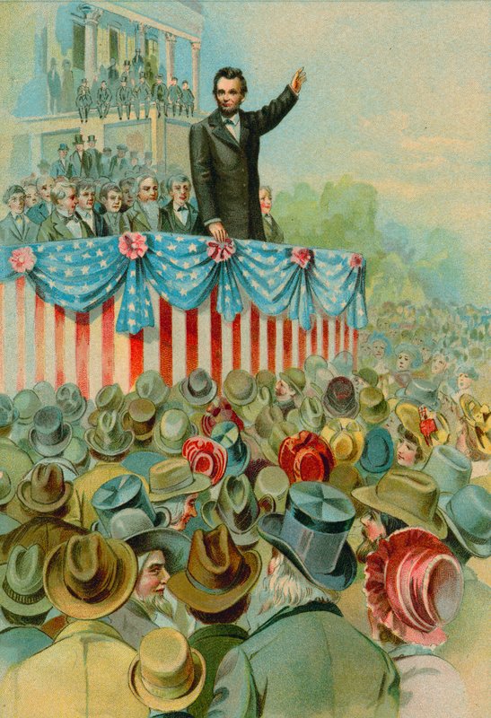 Druhý inaugurační projev Abrahama Lincolna od North American