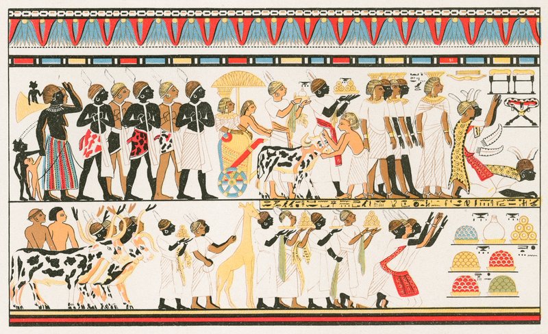 Hamitské umělecké dílo: Nástěnné nápisy starého Egypta od North American