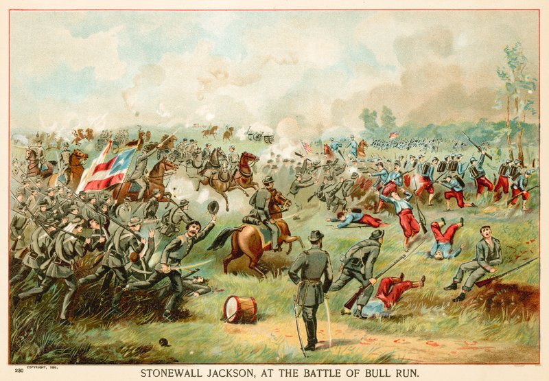 Stonewall Jackson, v bitvě u Bull Run od North American