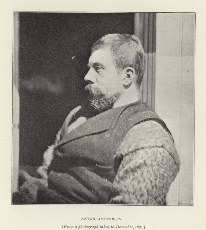 Anton Amundsen (černobílá fotografie) od Norwegian Photographer
