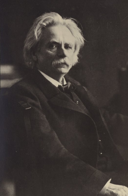 Edvard Grieg , norský skladatel a pianista (1843-1907) od Norwegian Photographer