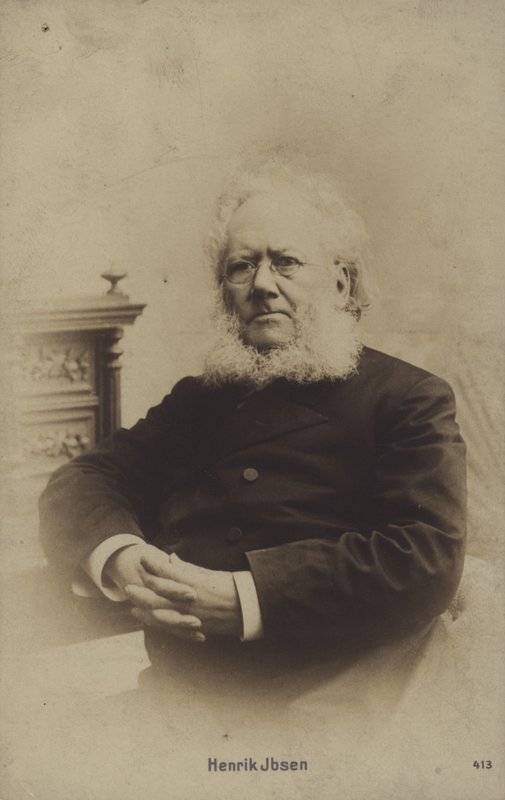 Henrik Ibsen (1828-1906), norský dramatik od Norwegian Photographer