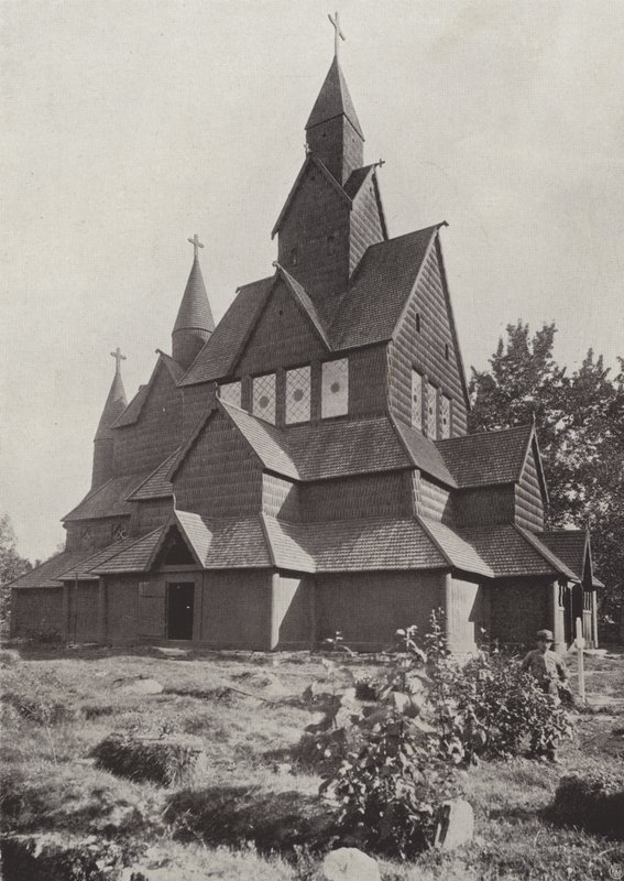 Dřevěný kostel Hitterdal od Norwegian Photographer