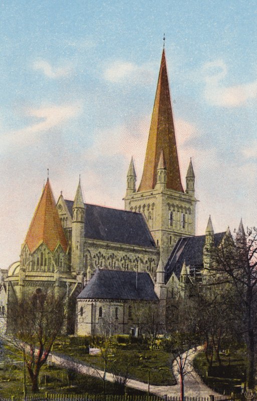 Norsko / Norge: Trondhjems Domkirke (barevné foto) od Norwegian Photographer