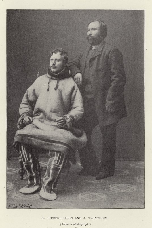 O Christofersen a A Trontheim (černobílá fotografie) od Norwegian Photographer