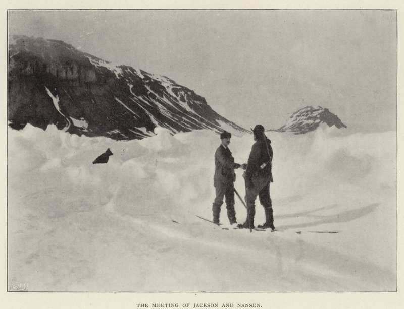 Setkání Jacksona a Nansena (č/b foto) od Norwegian Photographer