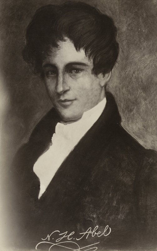 Niels Henrik Abel (1801-1829), norský matematik od Norwegian School