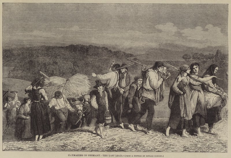 Senoseč v Německu, poslední náklad od O.A. Sickert