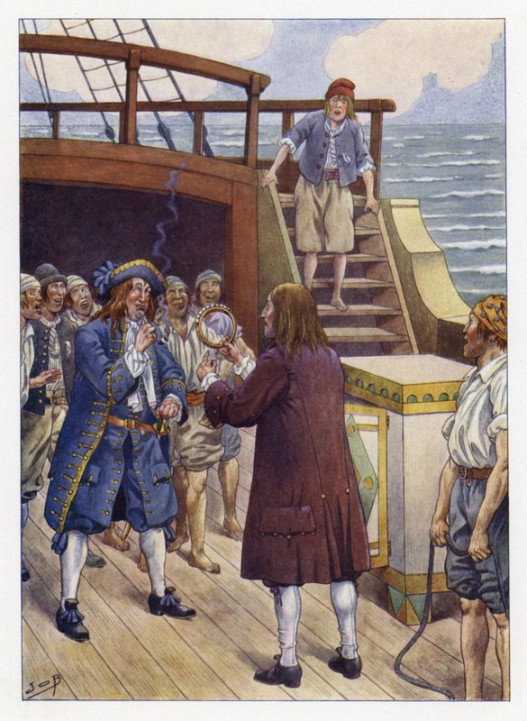 Ilustrace pro Gullivers Travels od Onfray de Breville Job