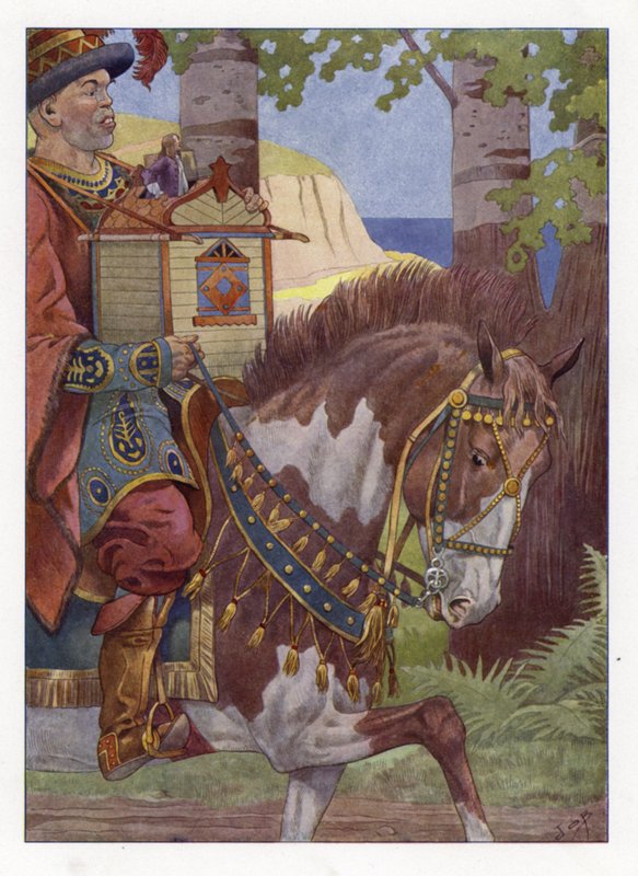 Ilustrace pro Gullivers Travels od Onfray de Breville Job