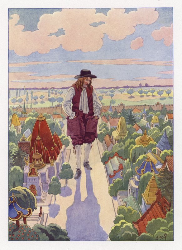 Ilustrace pro Gullivers Travels od Onfray de Breville Job
