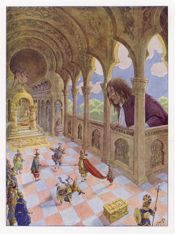 Ilustrace pro Gullivers Travels od Onfray de Breville Job