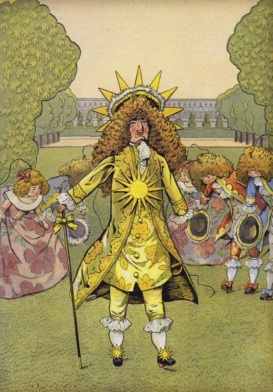 Král Ludvík XIV., Král Slunce, Palác ve Versailles od Onfray de Breville Job
