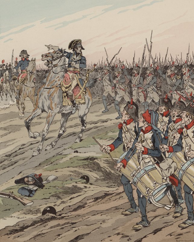 Napoleon Bonaparte, vojáci! Pamatujete si, že mám ve zvyku spát na bitevních polích? od Onfray de Breville Job