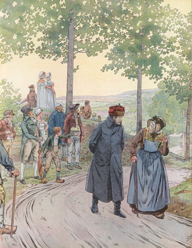 Napoleon mluví se starou dámou od Onfray de Breville Job