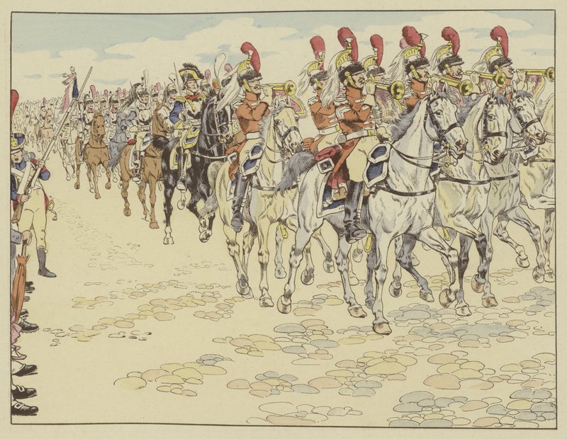 Francouzská armáda vstupuje do Berlína, 27. října 1806 od Onfray de Breville Job