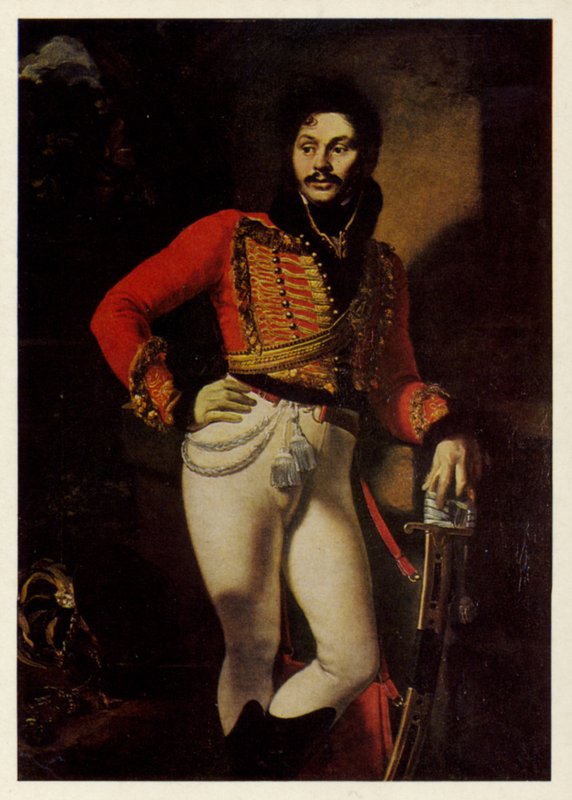 Portright of Evgraf Davydov, 1809 od Orest Adamovich Kiprensky