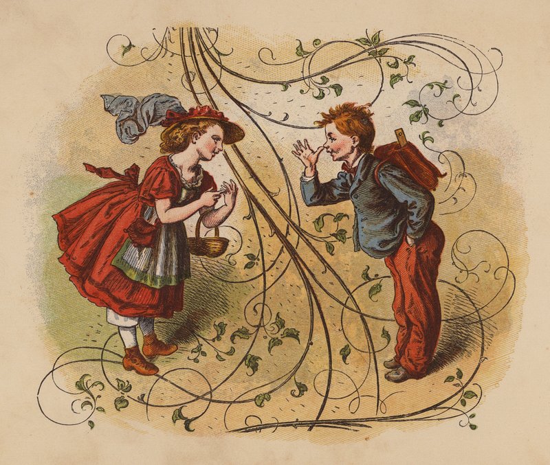 Značky (barevná litografie) od Oskar Pletsch