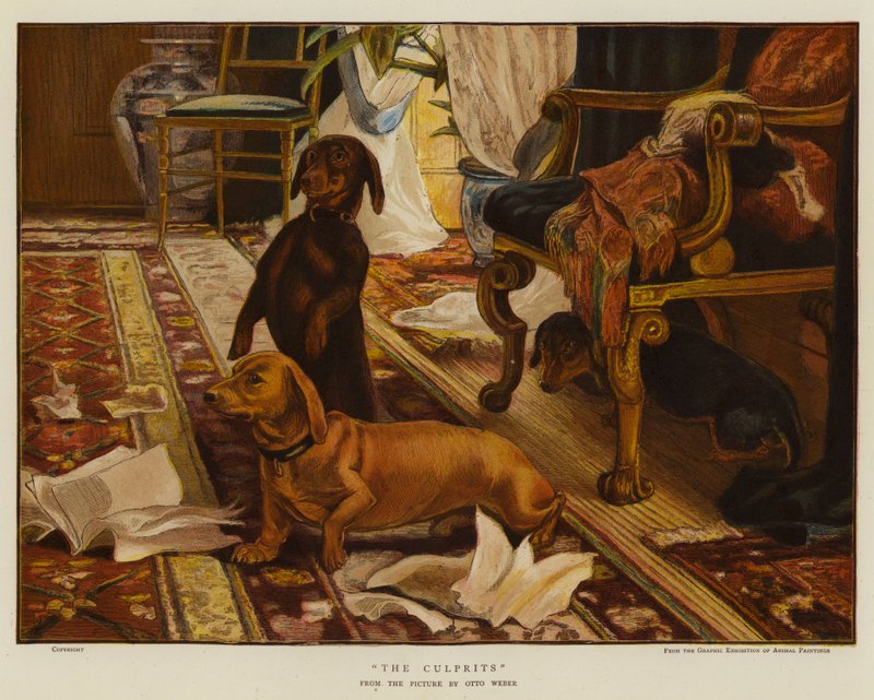 Viníci (chromolitho) od Otto Weber