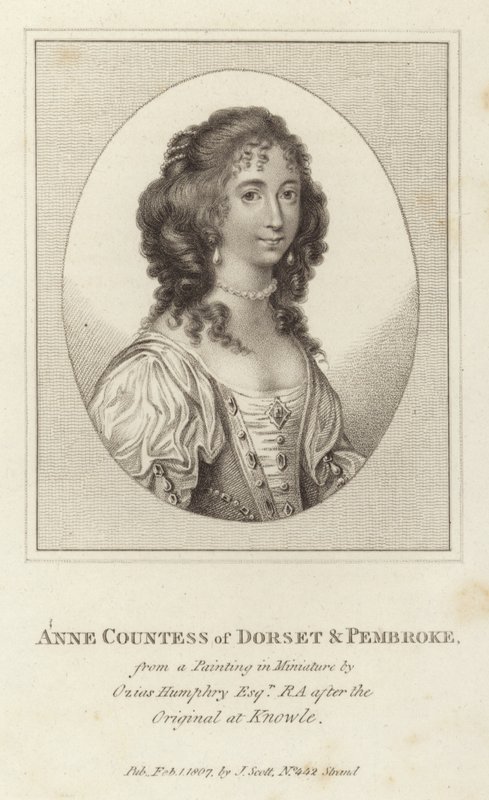 Anne hraběnka z Dorsetu a Pembroke od Ozias Humphry