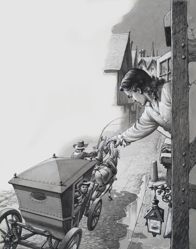 Posel v noci od Pat (1907-95) Nicolle