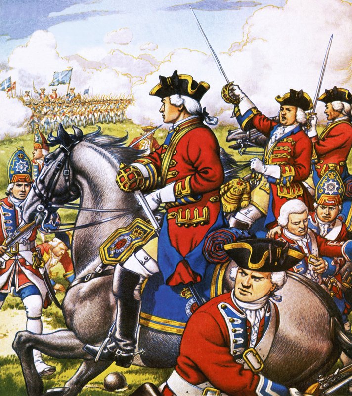 Britská záchranná garda proti Francouzům od Pat (1907 95) Nicolle