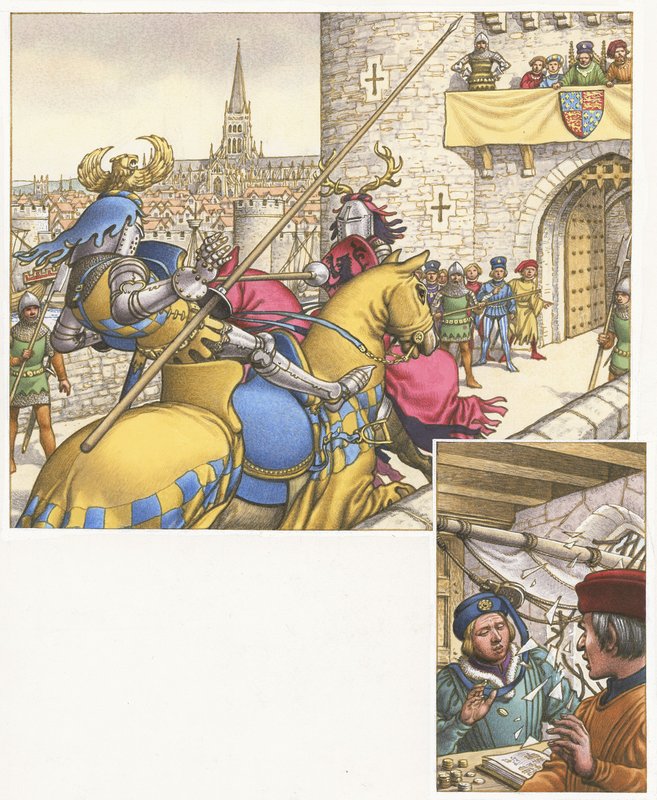 Londýnský most od Pat (1907-95) Nicolle