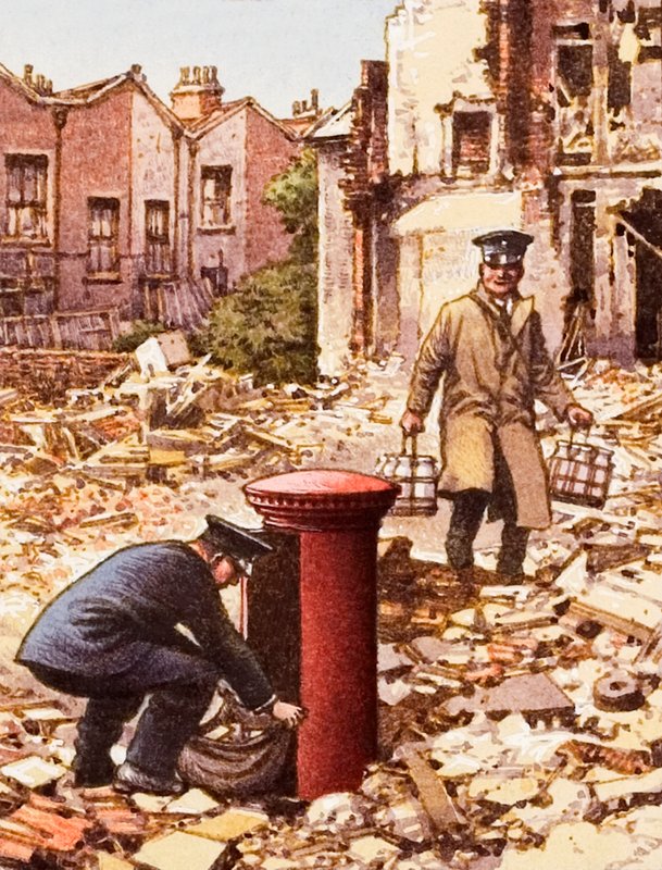 Služby pokračující během bleskové války od Pat (1907-95) Nicolle