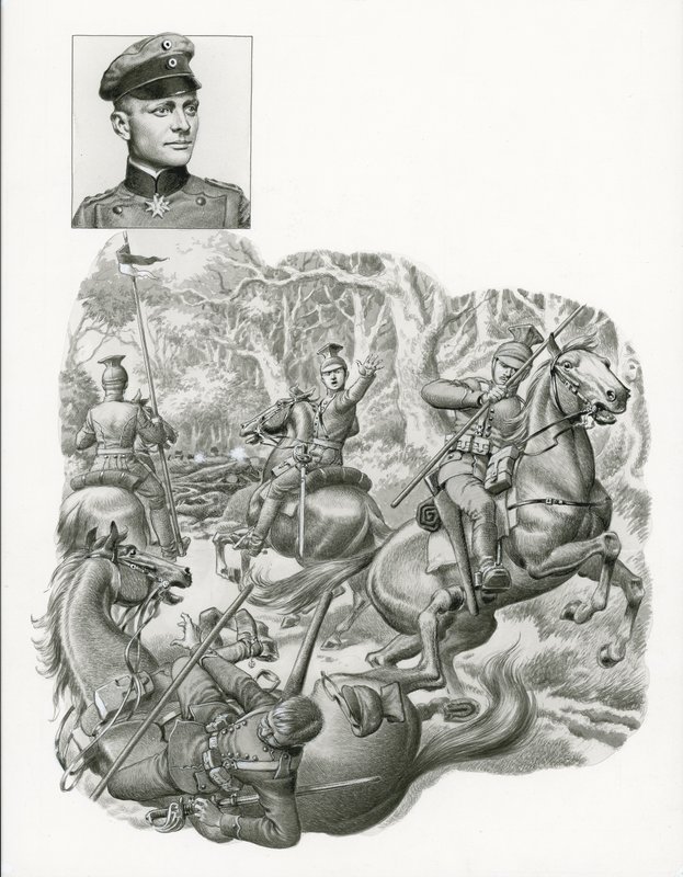 Rudý baron na souši od Pat (1907 95) Nicolle